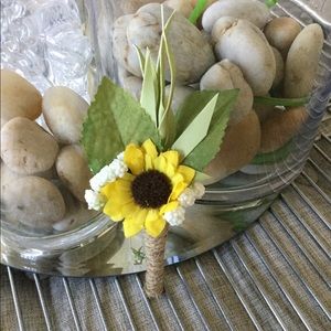 Sunflower Boutonnieres